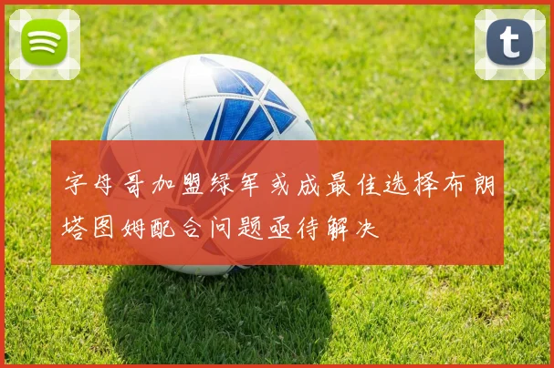 字母哥加盟绿军或成最佳选择布朗塔图姆配合问题亟待解决